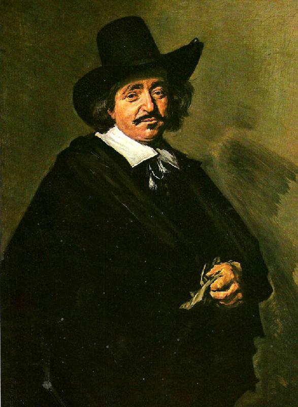 Frans Hals mansportratt France oil painting art